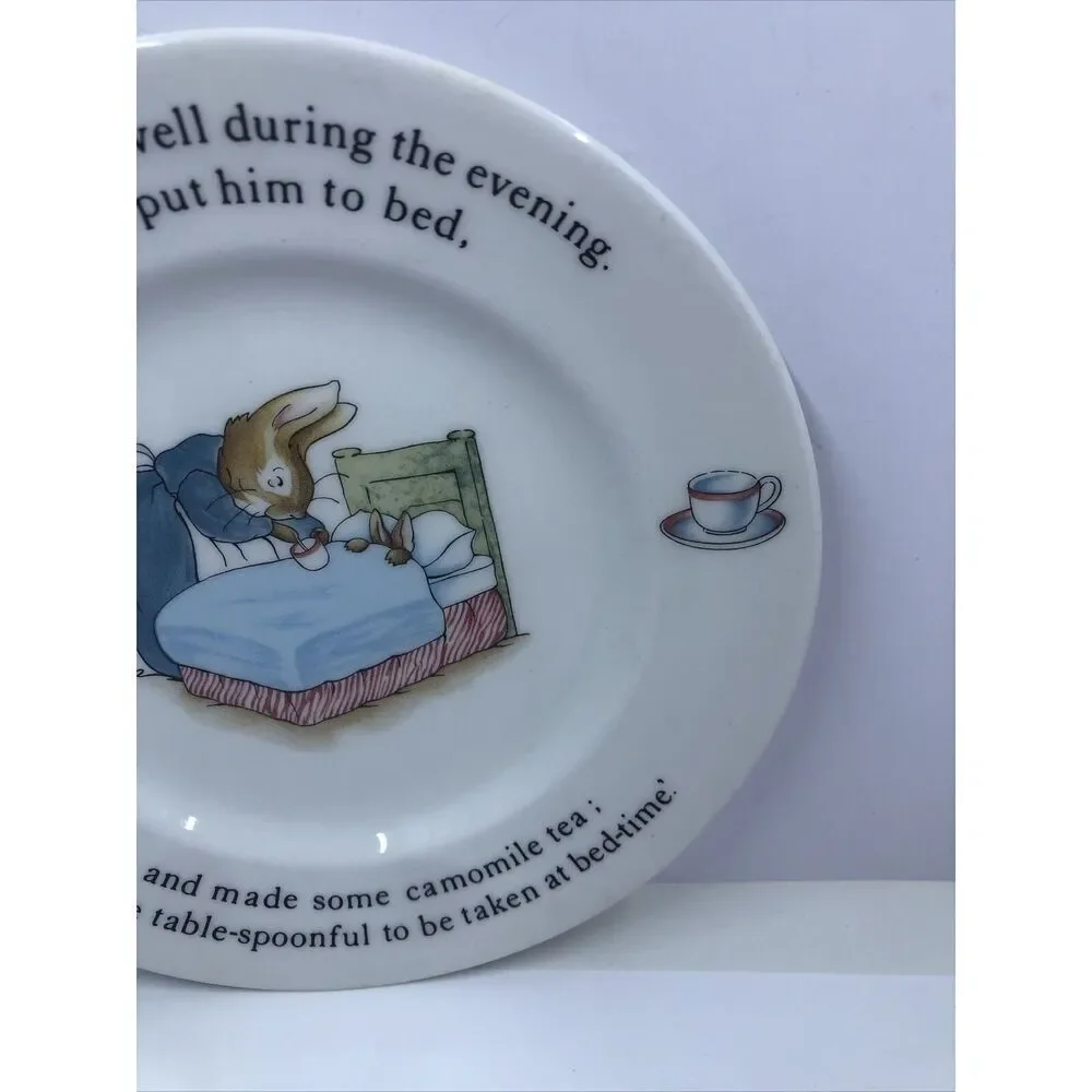 Peter Rabbit Nursery Plate by Wedgwood Plate 7”  - Beatrix Potter
